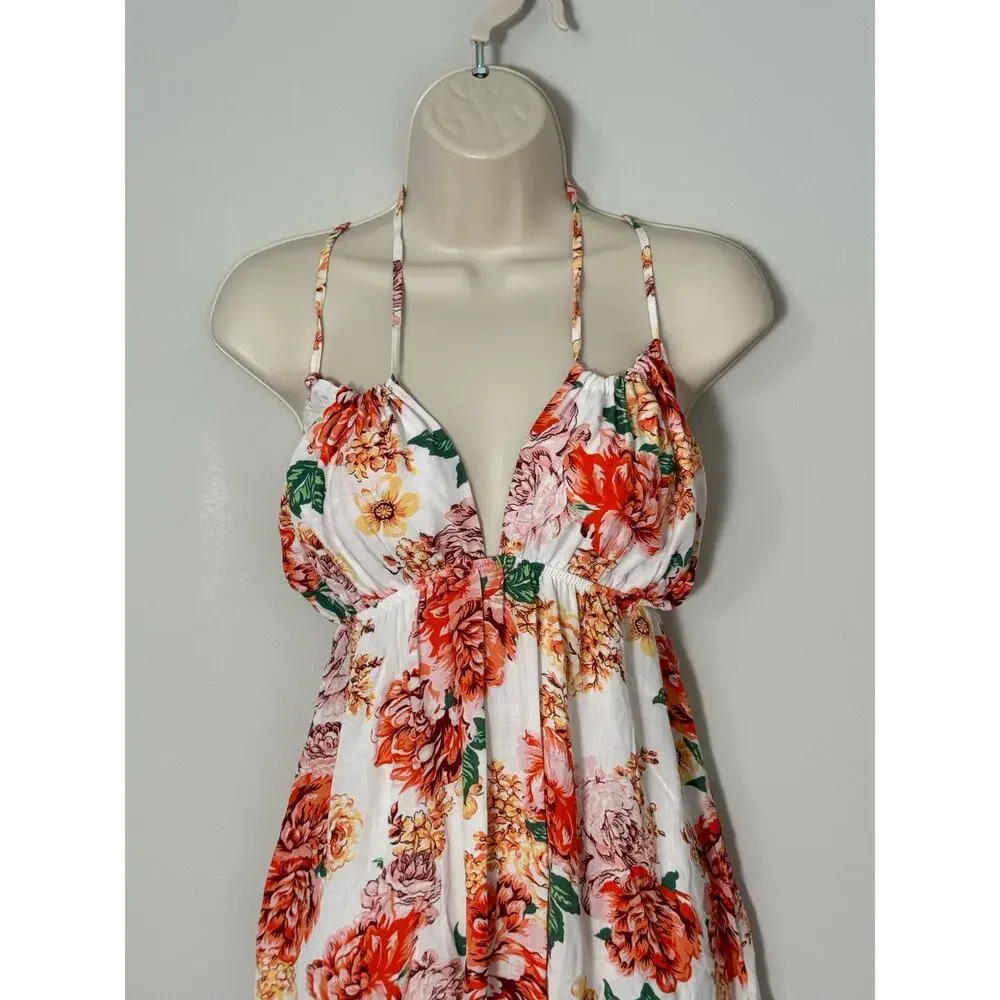 NWT Maaji Carnation Paulina Floral Empire Waist Mini Dress Size M - Picture 14 of 16
